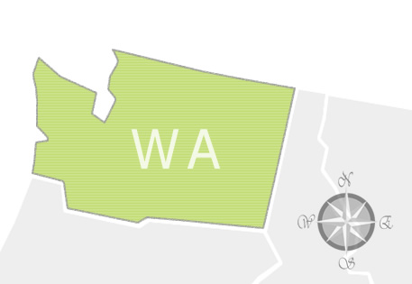 State of Washington Map
